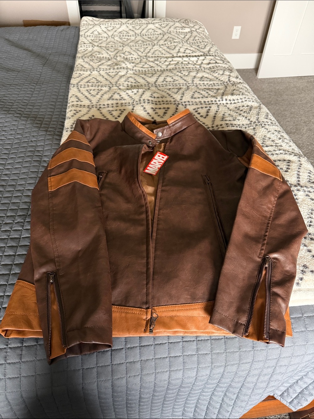 Wolverine Marvel Brown Men's Jacket